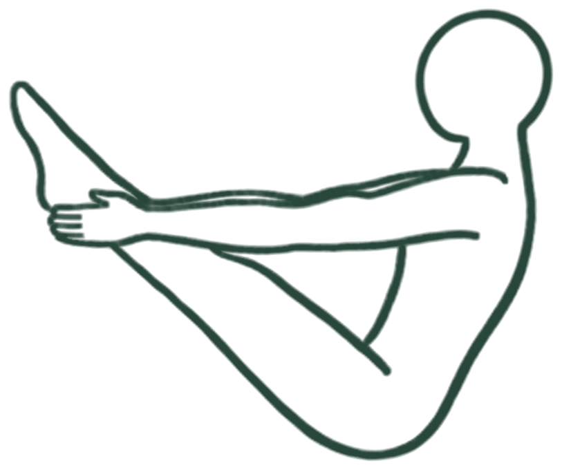 보트 자세 (Boat) 일러스트