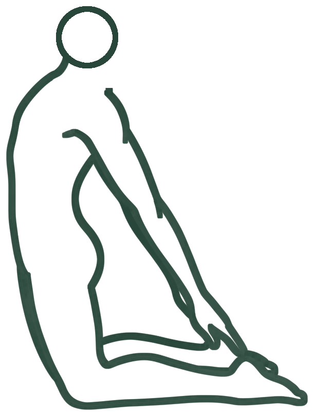 낙타 자세 (Camel) 일러스트