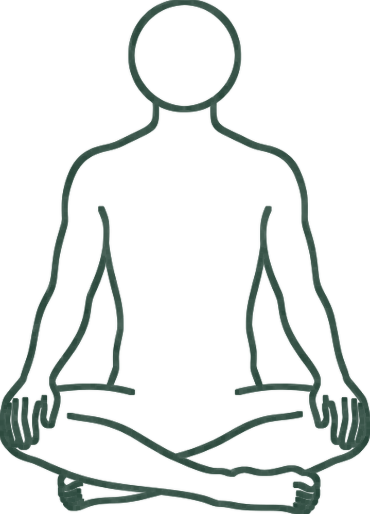 편한 자세 (Easy Pose) 일러스트