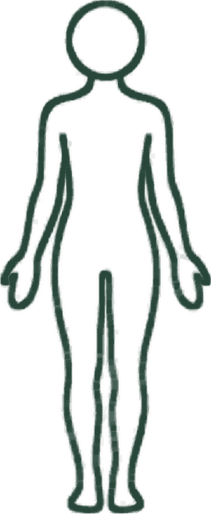 산 자세 (Mountain Pose) 일러스트