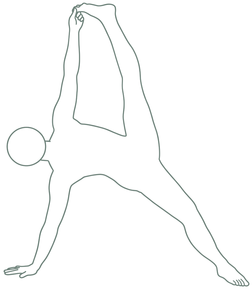별 자세 (Star Pose) 일러스트